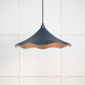 49729SDU From the Anvil Smooth Copper Flora Pendant in Dusk