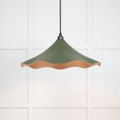 49729SH From the Anvil Smooth Copper Flora Pendant in Heath