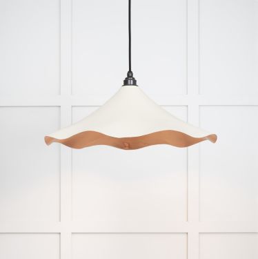 Click Here To Enlarge This Photo Of 49729STE From the Anvil Smooth Copper Flora Pendant in Teasel