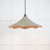 49729STU From the Anvil Smooth Copper Flora Pendant in Tump