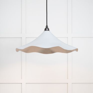 Click Here To Enlarge This Photo Of 49730SBI From the Anvil Smooth Nickel Flora Pendant in Birch