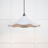 49730SBI From the Anvil Smooth Nickel Flora Pendant in Birch