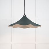 49730SDI From the Anvil Smooth Nickel Flora Pendant in Dingle