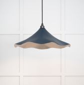 49730SDU From the Anvil Smooth Nickel Flora Pendant in Dusk