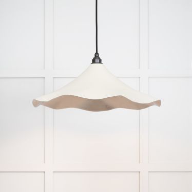 Click Here To Enlarge This Photo Of 49730STE From the Anvil Smooth Nickel Flora Pendant in Teasel