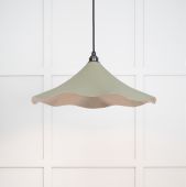 49730STU From the Anvil Smooth Nickel Flora Pendant in Tump