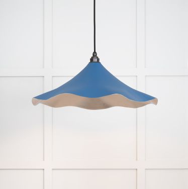 Click Here To Enlarge This Photo Of 49730SU From the Anvil Smooth Nickel Flora Pendant in Upstream