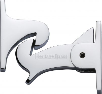 Click Here To Enlarge This Photo Of V1074-PC Heritage Brass Door Holder Gravity Design Polished Chrome Finish