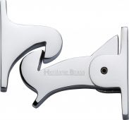 V1074-PC Heritage Brass Door Holder Gravity Design Polished Chrome Finish