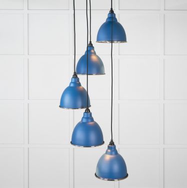 Click Here To Enlarge This Photo Of 49737SU From the Anvil Smooth Nickel Brindley Cluster Pendant in Upstream