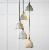 49739STU From the Anvil Hammered Copper Brindley Cluster Pendant in Tump