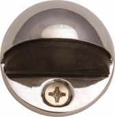V1080-PNF Heritage Brass Shielded Door Stop Polished Nickel Finish