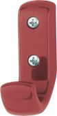 K676 (AR618) Hoppe Arrone Single Coat Hook - (Nylon) Red - 537570