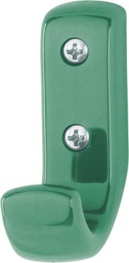 Click Here To Enlarge This Photo Of K676 (AR618) Hoppe Arrone Single Coat Hook - (Nylon) Green - 624409