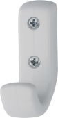 K676 (AR618) Hoppe Arrone Single Coat Hook - (Nylon) Dove Grey - 584277