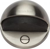 V1080-SN Heritage Brass Shielded Door Stop Satin Nickel Finish
