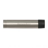 V1081 64-SN Heritage Brass Cylindrical Door Stop without Rose 64mm (75mm projection inc buffer) Satin Nickel Finish