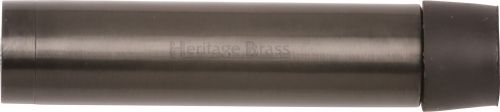 Click Here To Enlarge This Photo Of V1081 76-MB Heritage Brass Cylindrical Door Stop without Rose 76mm  (87mm projection inc buffer) Matt Bronze Finish