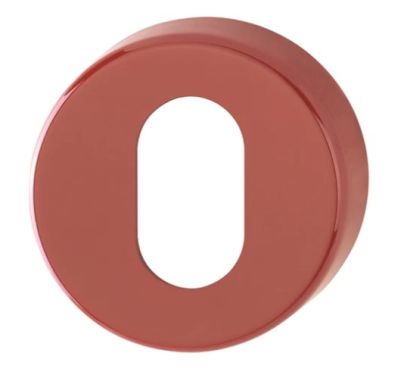 Click Here To Enlarge This Photo Of K15S (AR600/28) Hoppe Arrone Oval Profile Escutcheon - (Nylon) Red - 798407