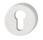 K15S (AR600/27) Hoppe Arrone Euro Profile Escutcheon - (Nylon) Diamond White - 522118
