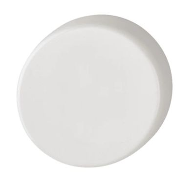 Click Here To Enlarge This Photo Of K15S (AR600/30) Hoppe Arrone Blank Escutcheon - (Nylon) Diamond White - 570959