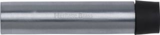 V1081 76-SC Heritage Brass Cylindrical Door Stop without Rose 76mm  (87mm projection inc buffer) Satin Chrome Finish