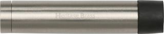 V1081 76-SN Heritage Brass Cylindrical Door Stop without Rose 76mm  (87mm projection inc buffer) Satin Nickel Finish