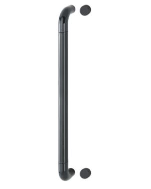 Click Here To Enlarge This Photo Of AR602/600BF Hoppe D' Handle Ø 34mm x 600mm Centres Pull Handle Bolt Fix - (Nylon) Black