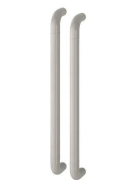 Click Here To Enlarge This Photo Of AR602/600BB Hoppe D' Handle Ø 34mm x 600mm Centres Pull Handle Back To Back - (Nylon) Dove Grey