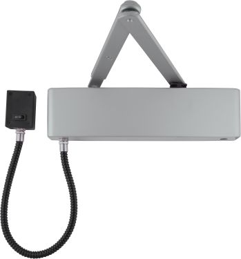 Click Here To Enlarge This Photo Of AR1998-L-SE/SE Hoppe Arrone EN.4 Electro-Magnetic Hold Open/Swing Free Overhead Door Closer - Silver (87132361)
