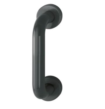 Click Here To Enlarge This Photo Of AR602/220CF Hoppe D' Handle Ø 34mm x 220mm Centres Pull Handle Concealed Fix - (Nylon) Anthracite Grey