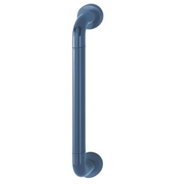 Click Here To Enlarge This Photo Of AR602/425CF Hoppe D' Handle Ø 34mm x 425mm Centres Pull Handle Concealed Fix - (Nylon) Midnght Blue