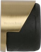 V1088-SB Heritage Brass Door Stop Round Floor Mounted Design Satin Brass Finish