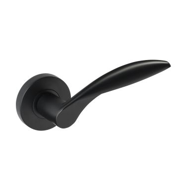 Click Here To Enlarge This Photo Of JTF1700-F Jigtech 'Cresta' Lever On Rose Matt Black [CE]