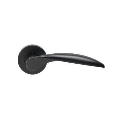 Click Here To Enlarge This Photo Of JTF1700-F Jigtech 'Cresta' Lever On Rose Matt Black [CE]
