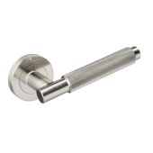 JTHA1815-F Jigtech 'Textura' Lever On Rose Satin Nickel [CE]