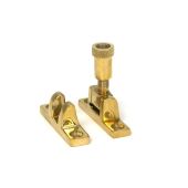 45962 From the Anvil Polished Brass Brompton Brighton Fastener - Narrow (Square)