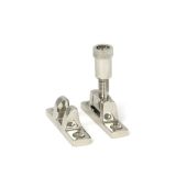 45963 From the Anvil Polished Nickel Brompton Brighton Fastener - Narrow (Square)
