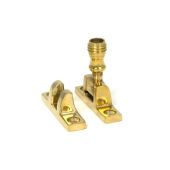 45967 From the Anvil Polished Brass Prestbury Brighton Fastener - Narrow (Square)
