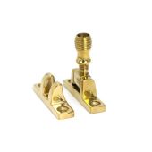 45972 From the Anvil Polished Brass Beehive Brighton Fastener - Narrow (Square)