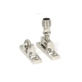 45973 From the Anvil Polished Nickel Beehive Brighton Fastener - Narrow (Square)