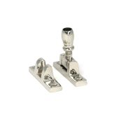 45978 From the Anvil Polished Nickel Mushroom Brighton Fastener - Narrow (Square)