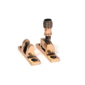 46585 From the Anvil Polished Bronze Beehive Brighton Fastener - Narrow (Square)