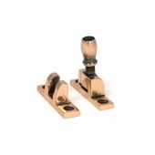 46586 From the Anvil Polished Bronze Mushroom Brighton Fastener - Narrow (Square)