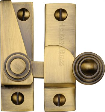 Click Here To Enlarge This Photo Of V1104-AT Heritage Brass Sash Fastener Antique Brass Finish