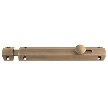 Click Here To Enlarge This Photo Of AQ83AB - Carlisle Brass Flat Surface Bolt 202mm Antique Brass
