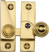 V1104L-PB Heritage Brass Sash Fastener Lockable Polished Brass Finish