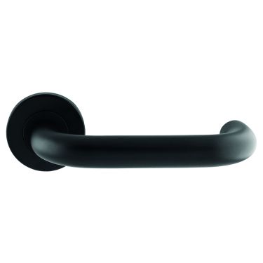 Click Here To Enlarge This Photo Of CSL1190MB - Carlisle Brass Eurospec 19mm Safety Lever on Round Rose (G304) Matt Black