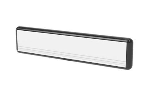 Click Here To Enlarge This Photo Of BX110472W MILA White Universal 12" Letter Plate
