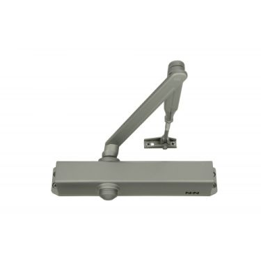 Click Here To Enlarge This Photo Of NHN85VP-DA 85V NHN Silver Variable Power Size 4-6 Overhead Door Closer with Delayed Action Function